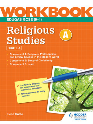 cover image of Eduqas GCSE (9-1) Religious Studies Route a Workbook
